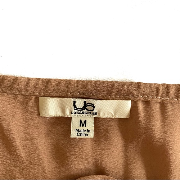 YA Los Angeles Boho Lace Crochet Bell Sleeves Top - Picture 6 of 7